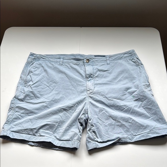 Vineyard Vines Blue Flat Front Shorts - Picture 2 of 6